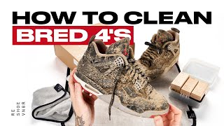 How to Clean the 2024 Air Jordan Bred 4's