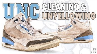 UNC Air Jordan 3 Sneaker Cleaning – Reshoevn8r