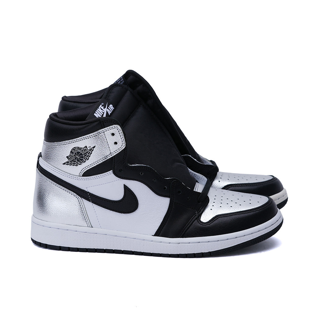 Nike Air Jordan 1 High Silver Toe Size 10 w New