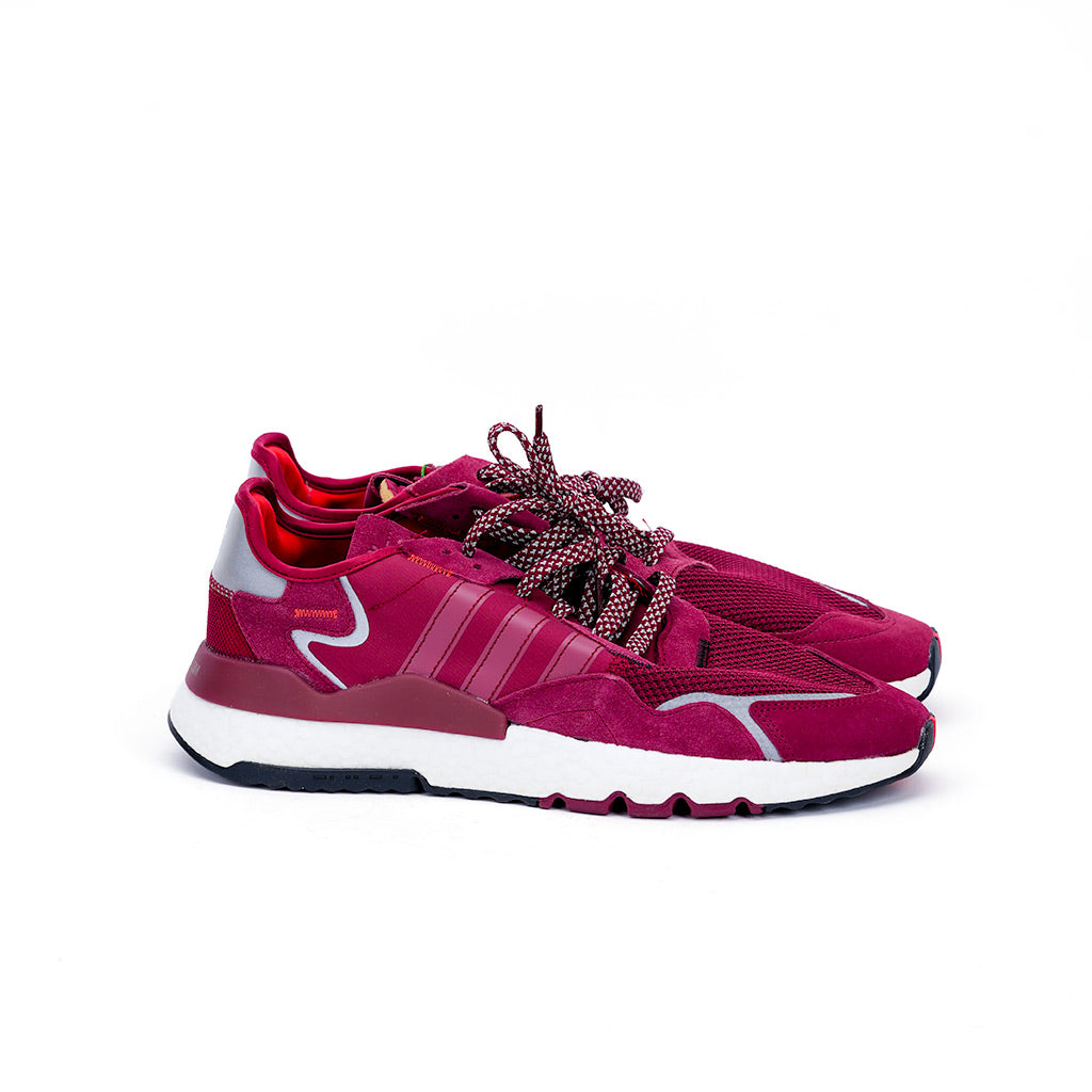 Adidas Nite Jogger Burgundy 3m Size 11 New