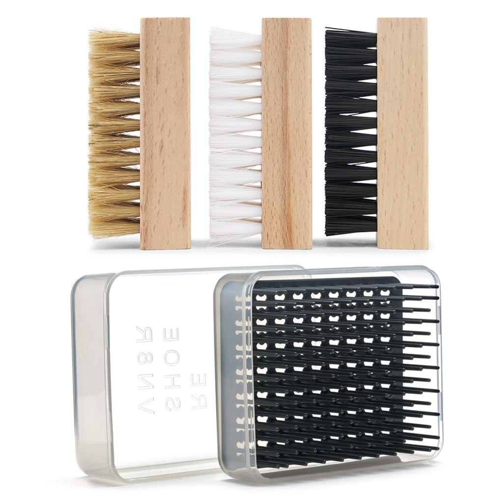 Piece Shoe Care Brush Set Bowl Combo RESHOEVN8R – Reshoevn8r