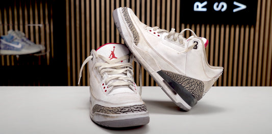 The BEST Way To Clean Air Jordan 3 White Cement With Reshoevn8r