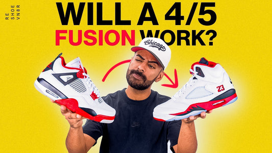 The Ultimate Sneaker Experiment: Jordan 4 Meets Jordan 5 Fire Red