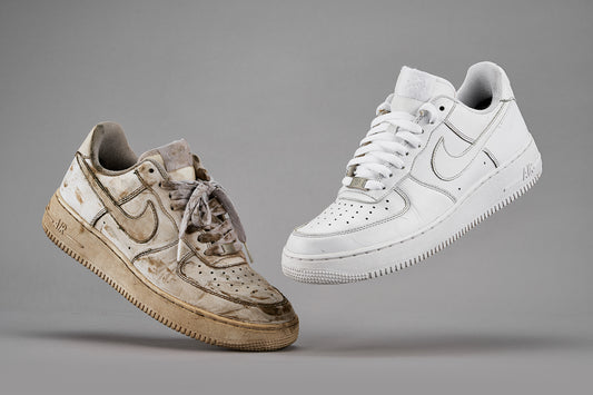 cleaning white air force 1s
