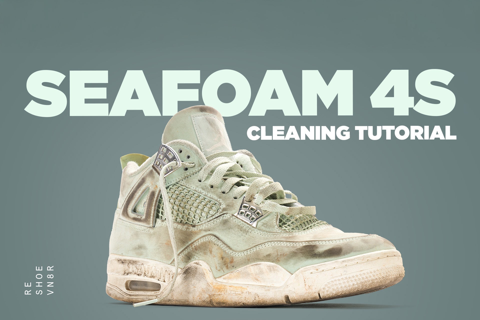 Clean Jordan's How to Clean Seafoam Jordan 4s | Nubuck Sneaker Cleaning Tips – Reshoevn8r