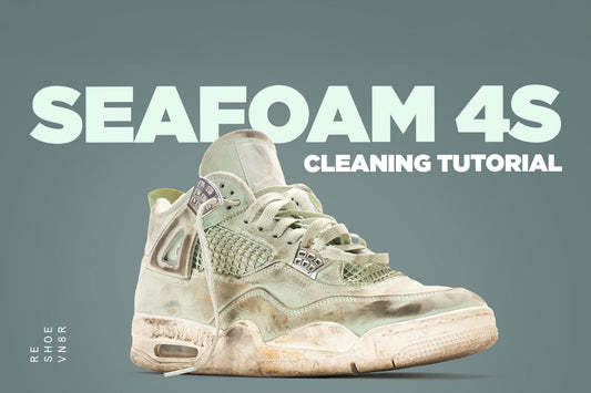How to Clean Seafoam Jordan 4s | Nubuck Sneaker Cleaning Guide