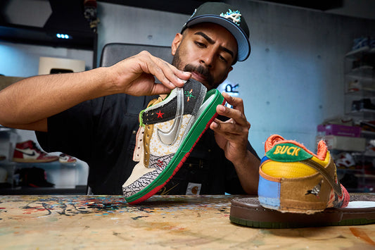 Vick Almighty Restores the Nike SB Dunk Low 'What The Dunk'