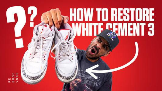 Restoring the 2011 Air Jordan 3 White Cement | Sneaker Restoration Tutorial