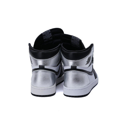 Nike Air Jordan 1 High Silver Toe Size 10 w New