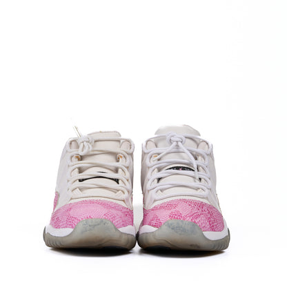 Nike Air Jordan 11 Low Pink Snakeskin Size 7Y Used