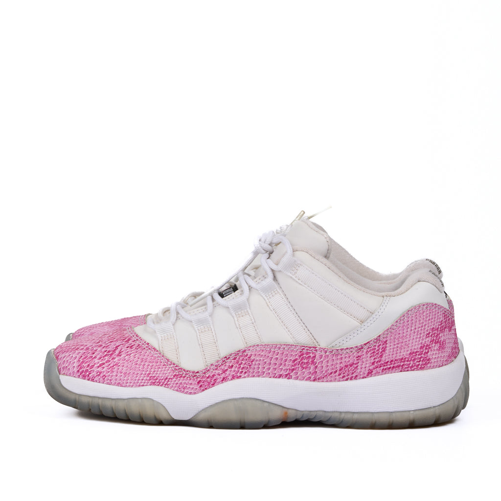 Nike Air Jordan 11 Low Pink Snakeskin Size 7Y Used