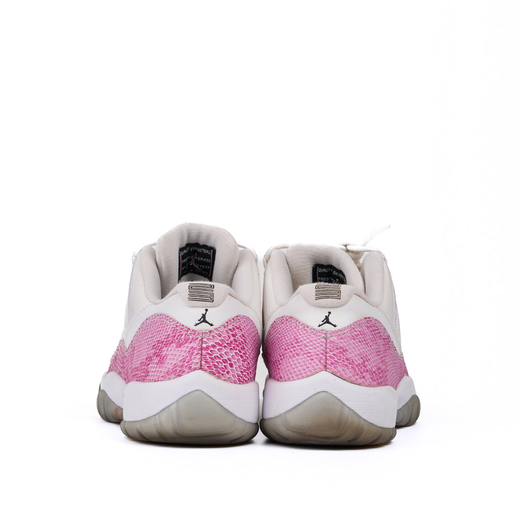 Nike Air Jordan 11 Low Pink Snakeskin Size 7Y Used