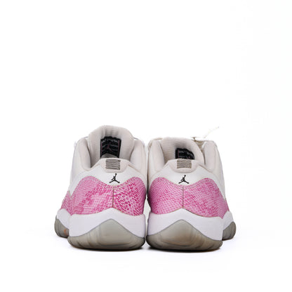 Nike Air Jordan 11 Low Pink Snakeskin Size 7Y Used