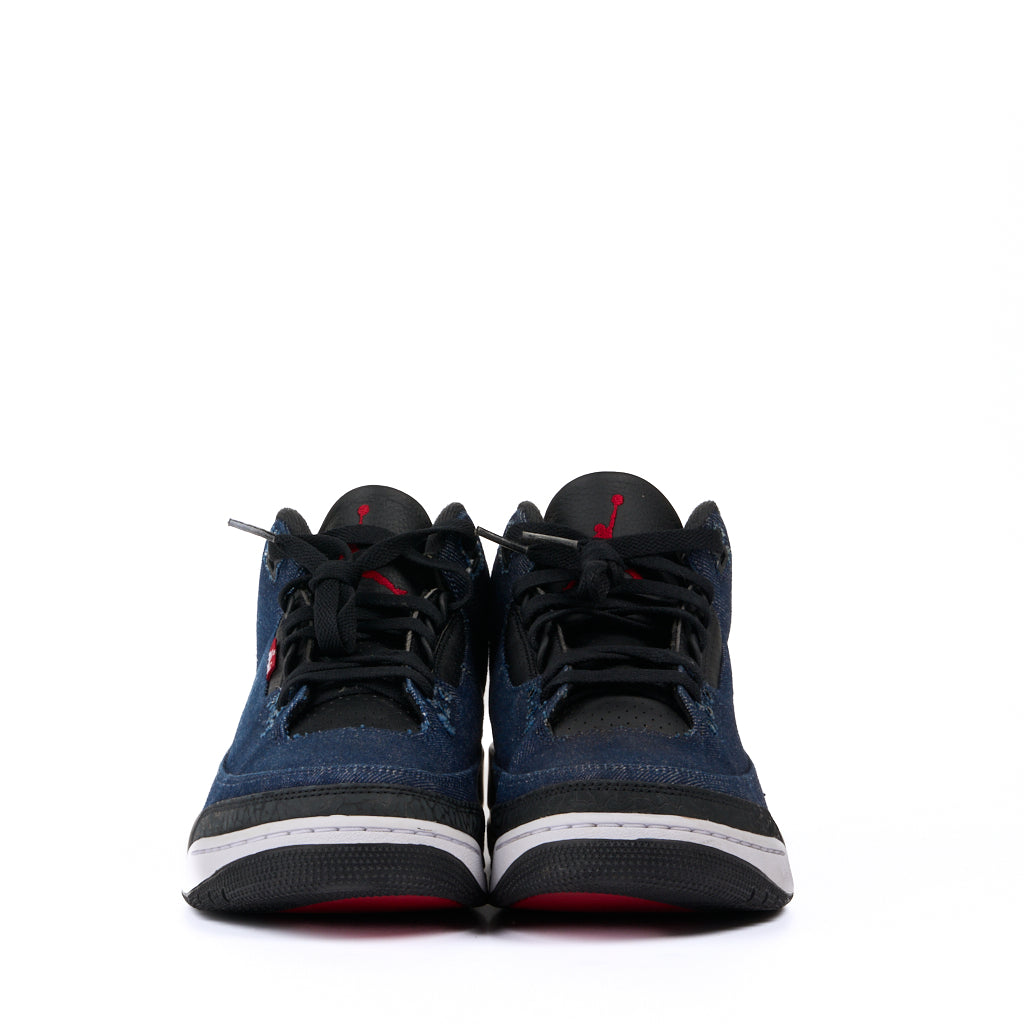 Nike x Levi's Air Jordan 3 Indigo Denim Size 9.5 Used