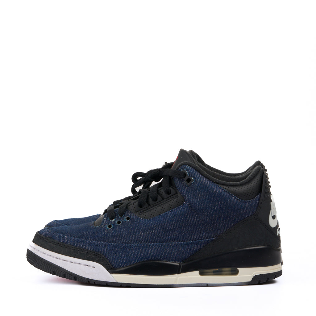 Nike x Levi's Air Jordan 3 Indigo Denim Size 9.5 Used