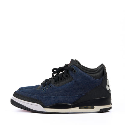 Nike x Levi's Air Jordan 3 Indigo Denim Size 9.5 Used