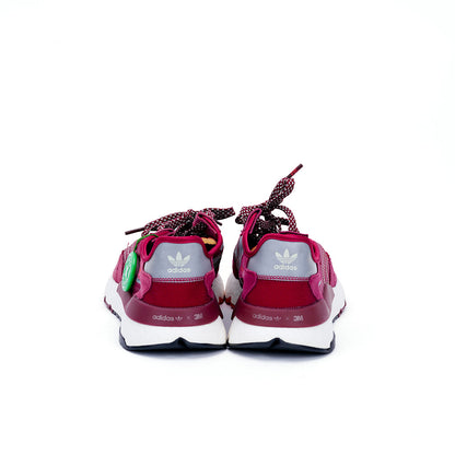 Adidas Nite Jogger Burgundy 3m Size 11 New