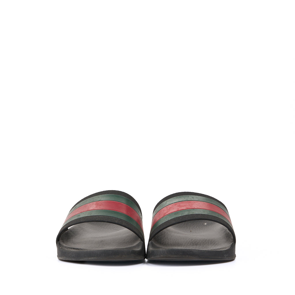 Gucci Pursuit Web Slides Black Size 11 Used