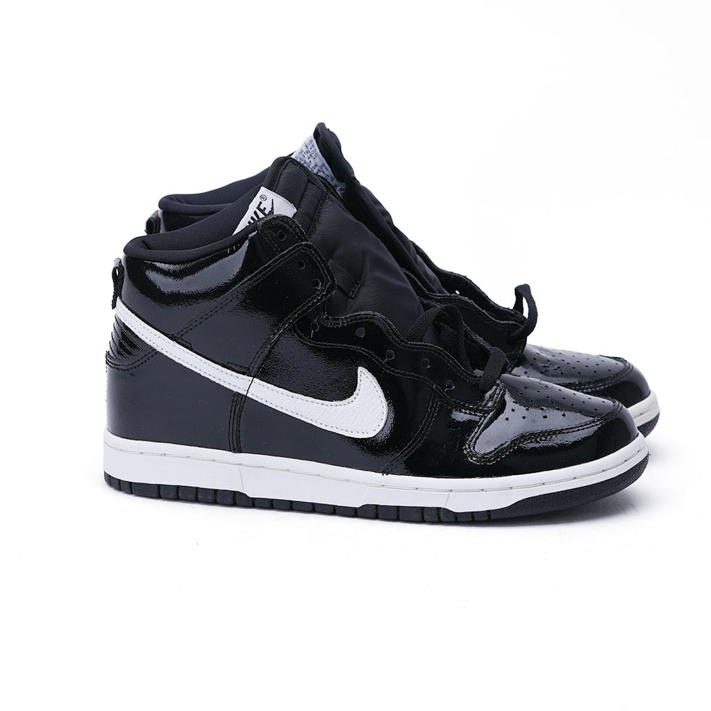 Nike Dunk High Black Patent Size 8 New
