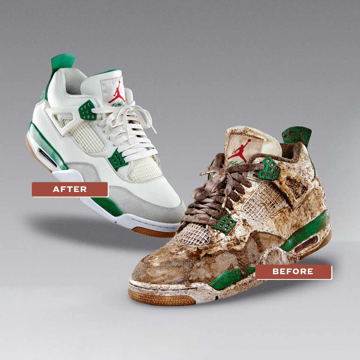 Restored sneakers