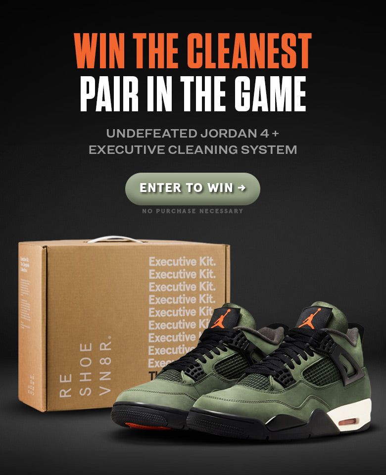 Win A Free Pair Of Undefeated Nike Air Jordan 4s + A Shoe Cleaning Kit ...