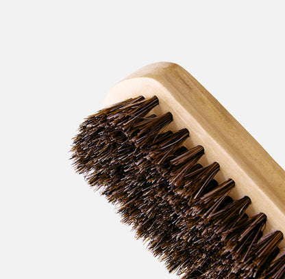 Wide Lacquered Wooden Horse Hair Sauce Brush 8.5
